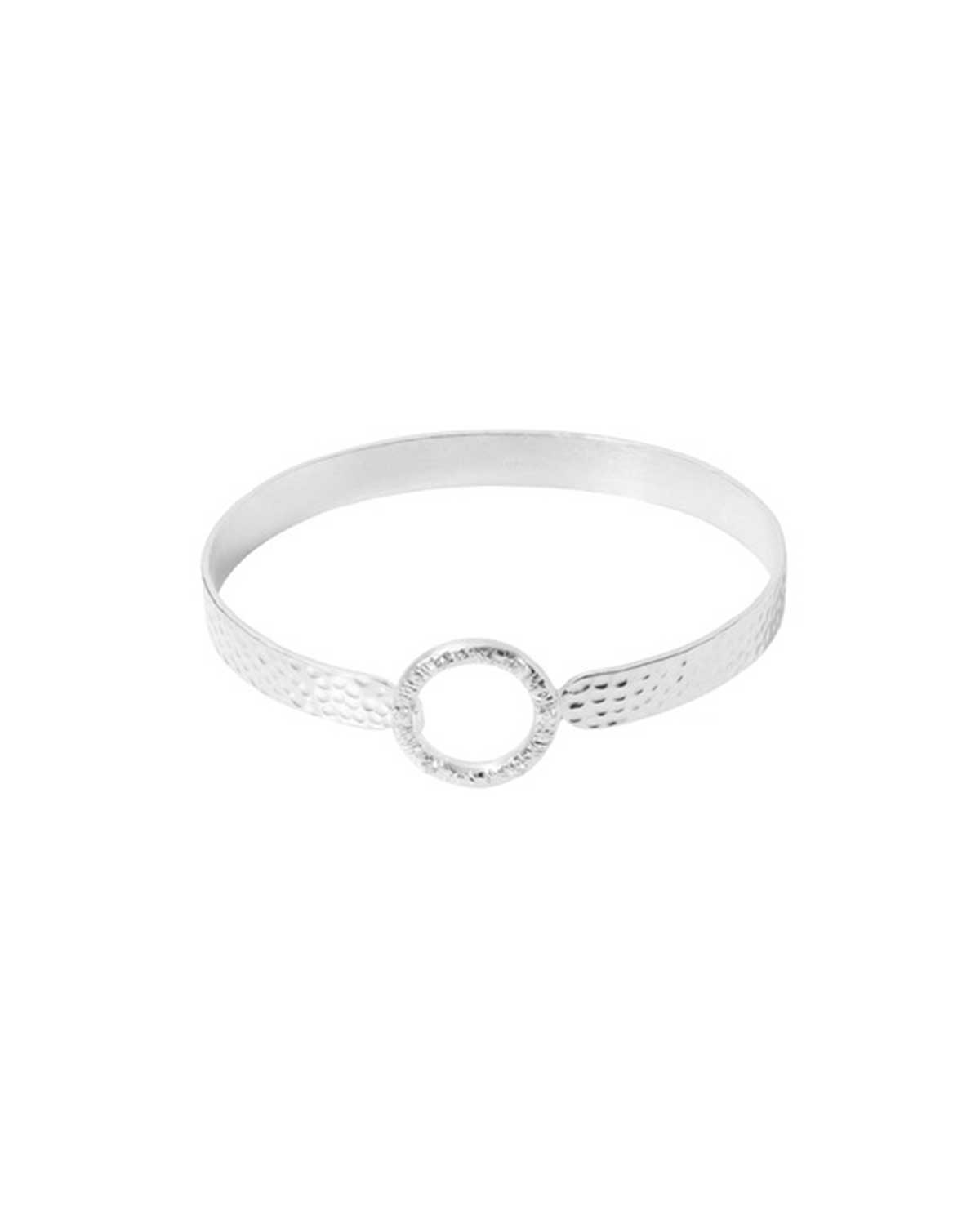 "Soumya" Gemstone Sterling Flexible Bangle