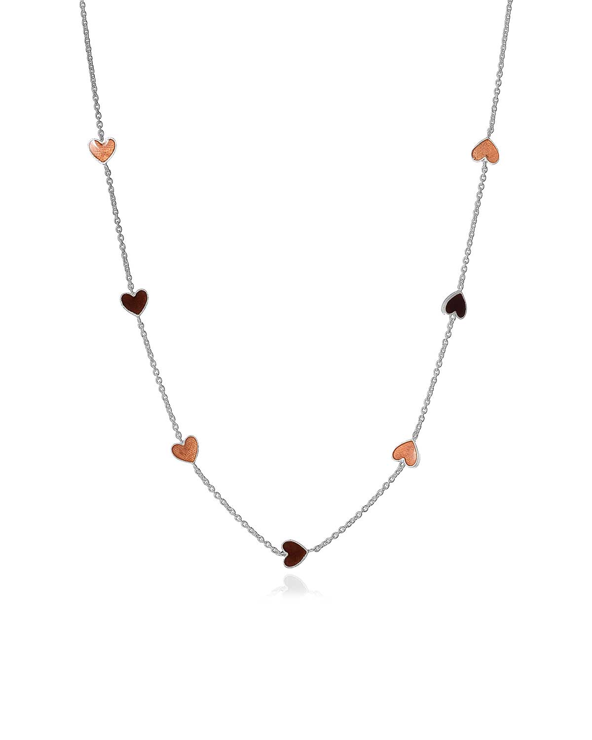 The "Juliet" Heart Silver Necklace