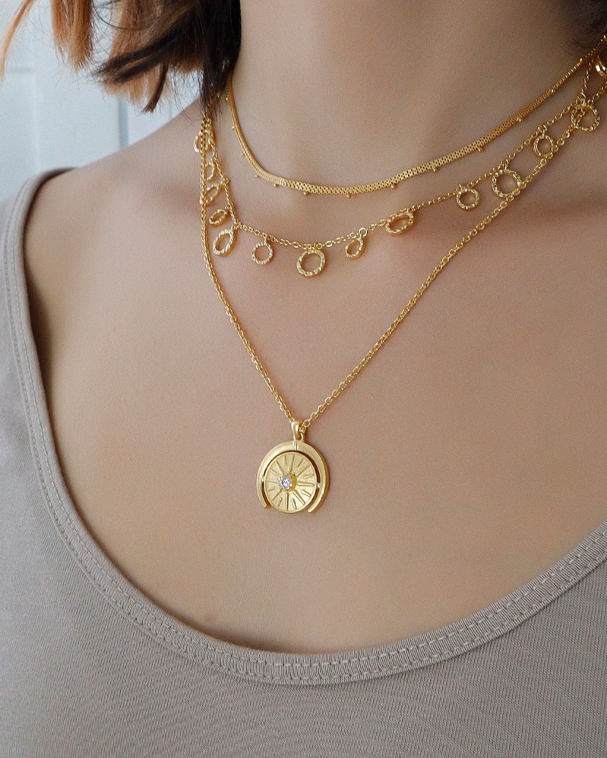 The 'Dia' Gold Necklace - Moon London
