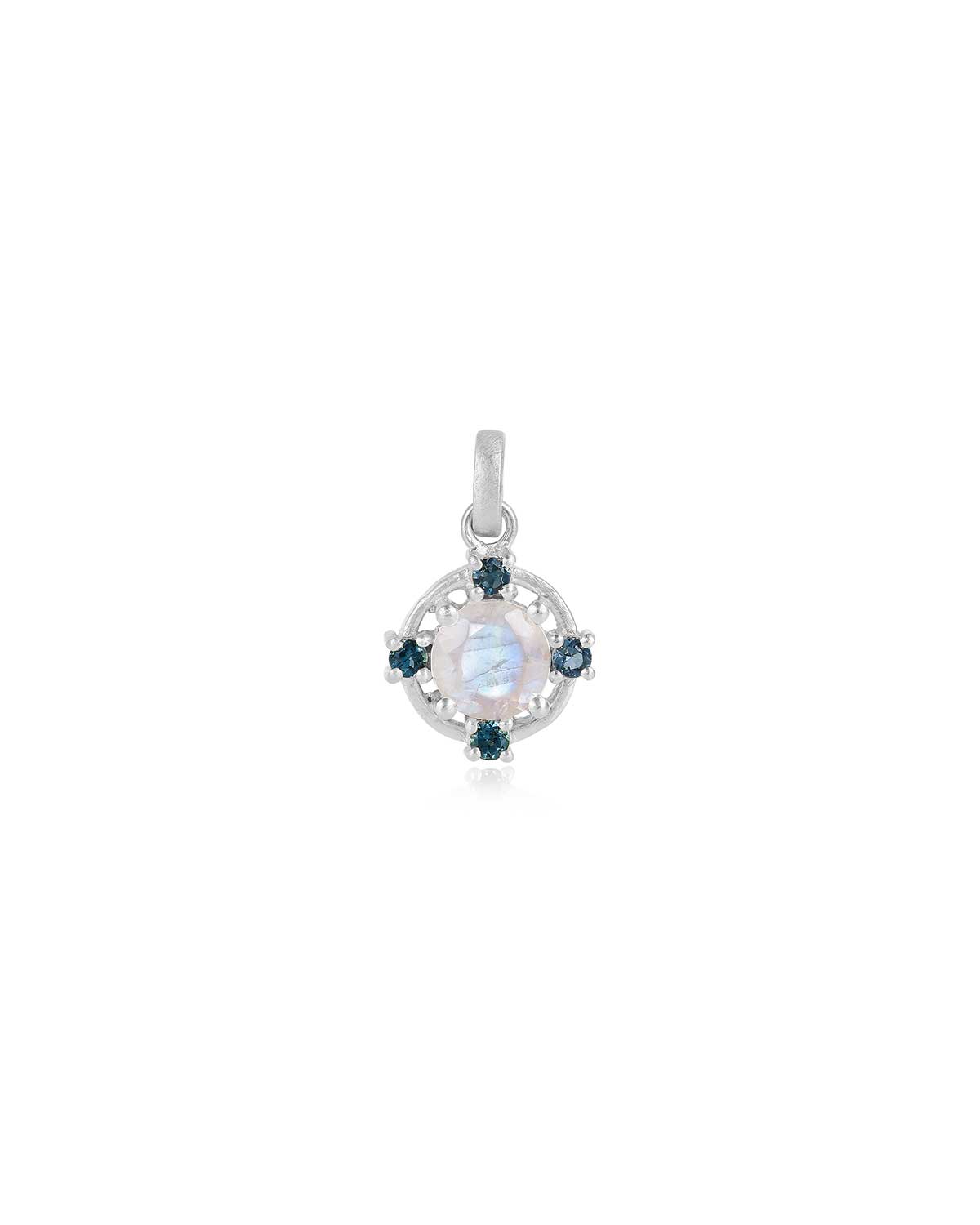 The Europa Due Combo Silver Necklace - Moon London