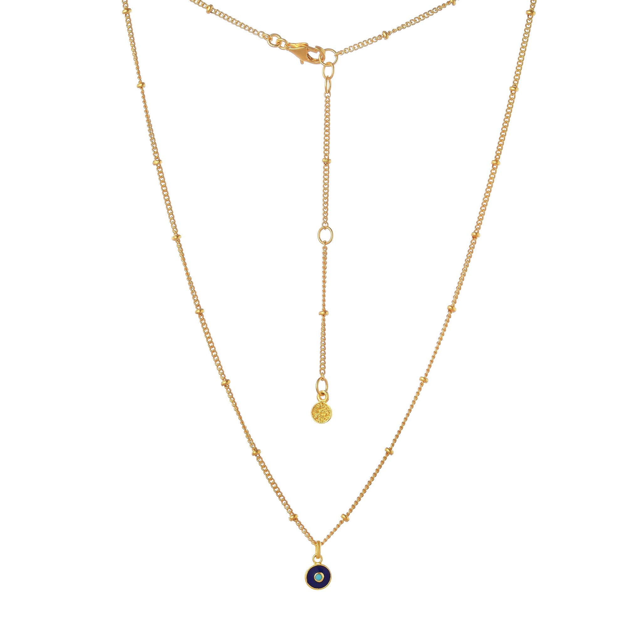 The ‘Nazar’ Eye Collection Gold Necklace - Moon London