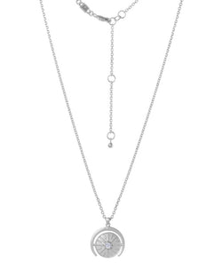 Diamond silver necklace silver jewellery women's jewellery