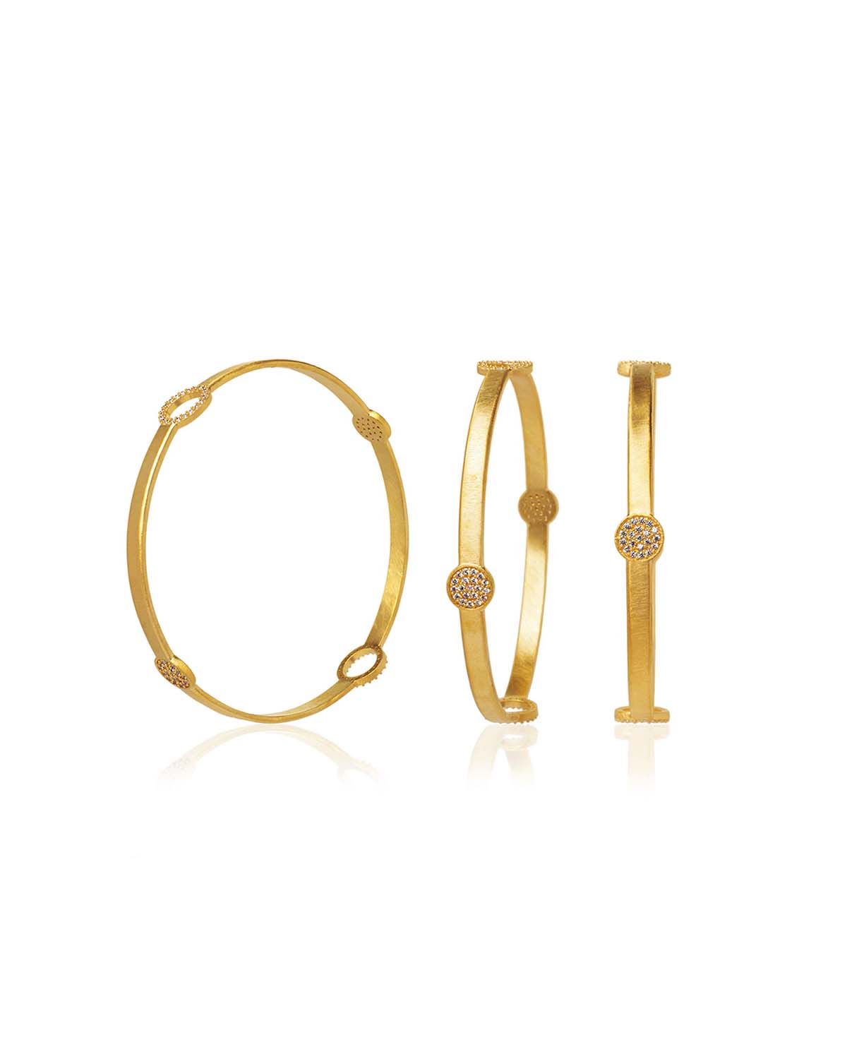 Gleam Gold Bangle - Moon London