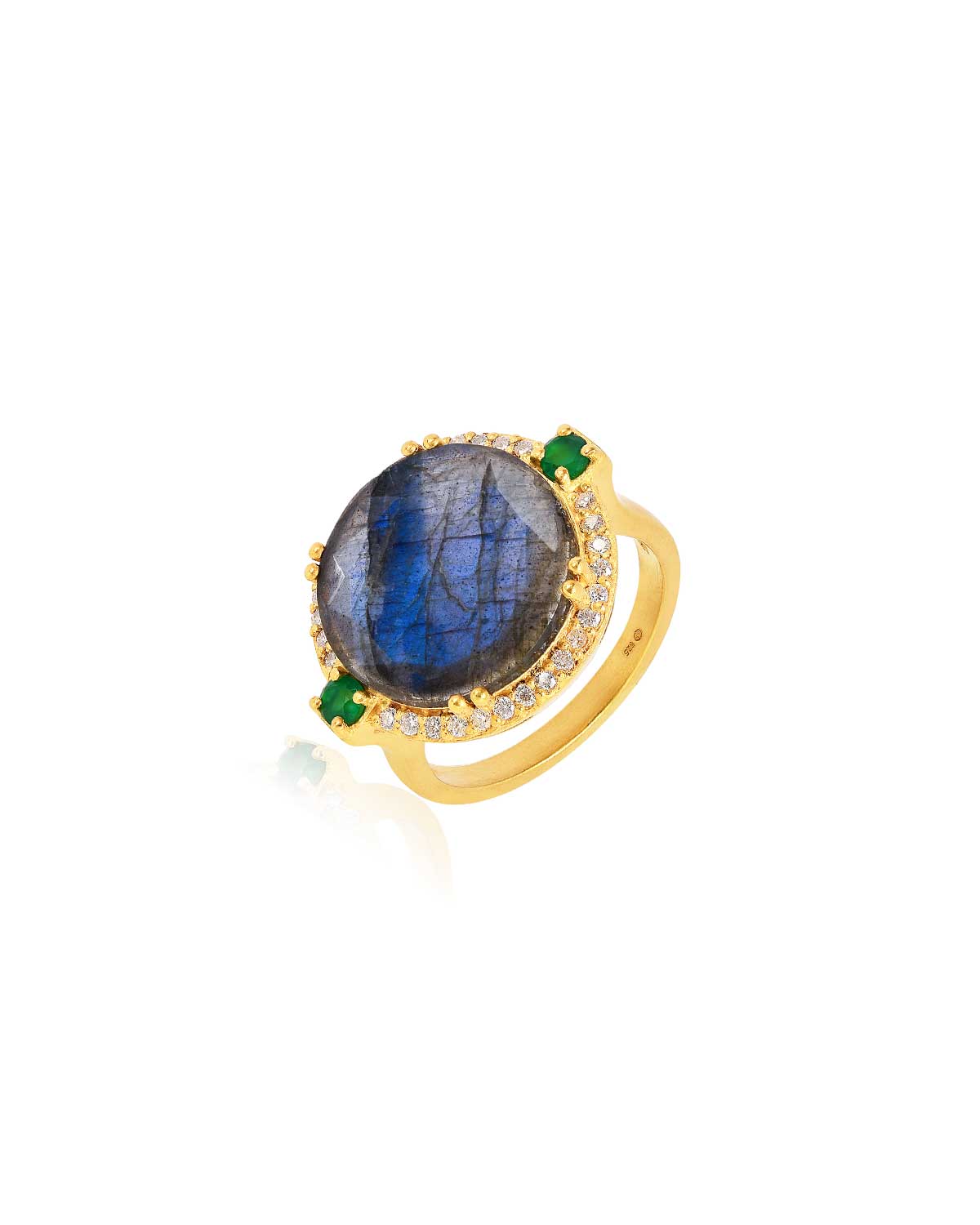 "Goddess" Diamond - Gemstone Gold Ring