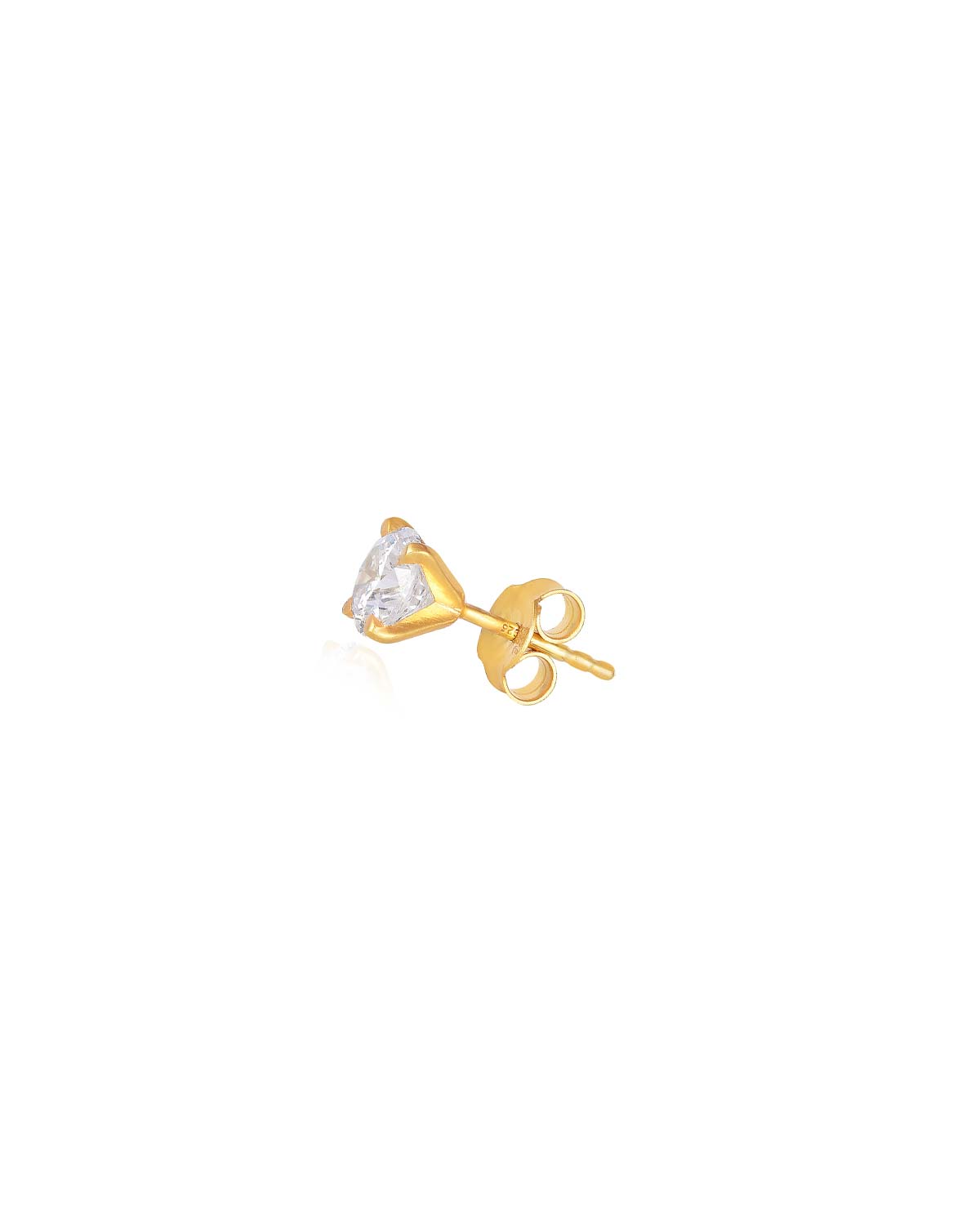 "Fizzy" Diamond Gold Studs