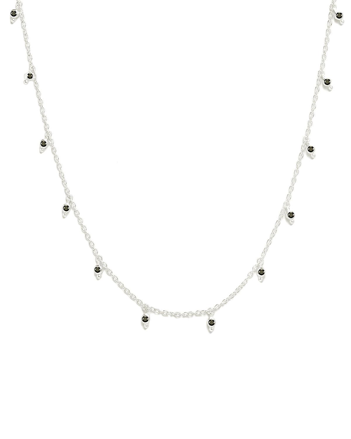 Super Paver Black Spinel Necklace - Moon London