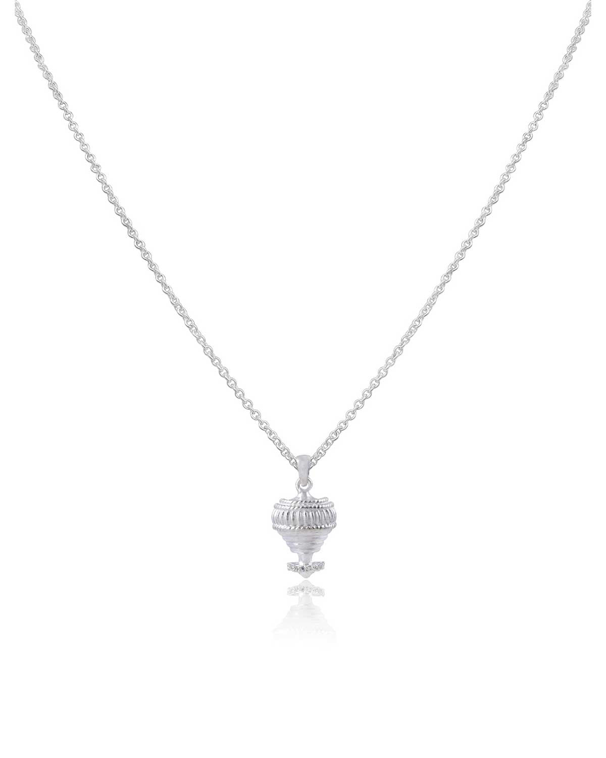 Harmony Adjustable Silver Necklace - Moon London